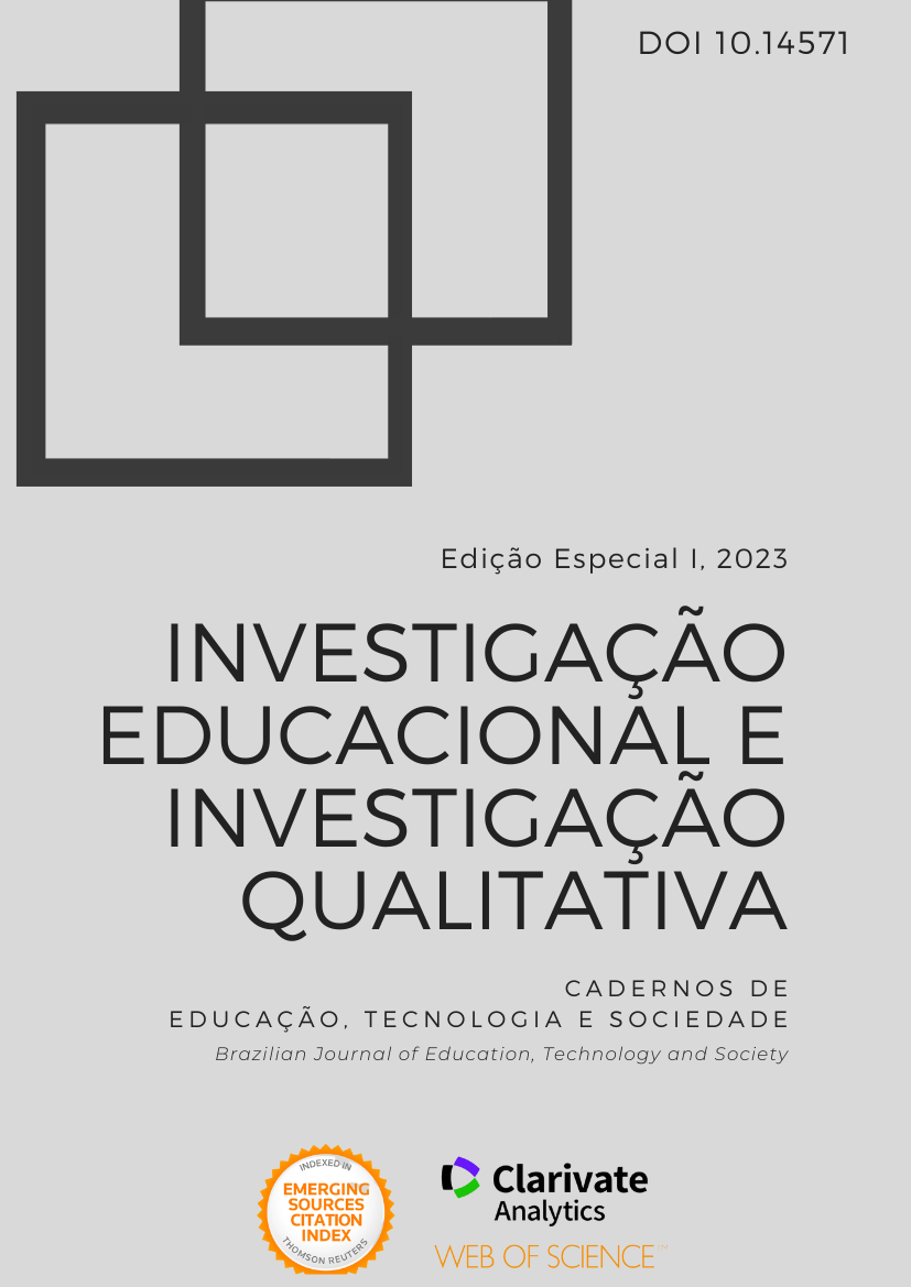 					Visualizar v. 16 n. se1 (2023): Investigação Educacional e Investigação Qualitativa
				